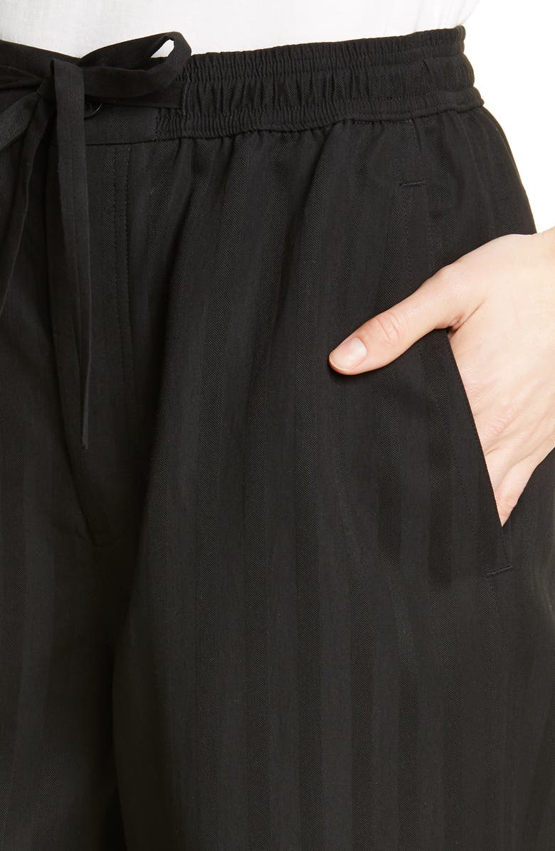 Polo Ralph Lauren Tonal Stripe Relaxed Wide Leg Pants, Alternate, color, 