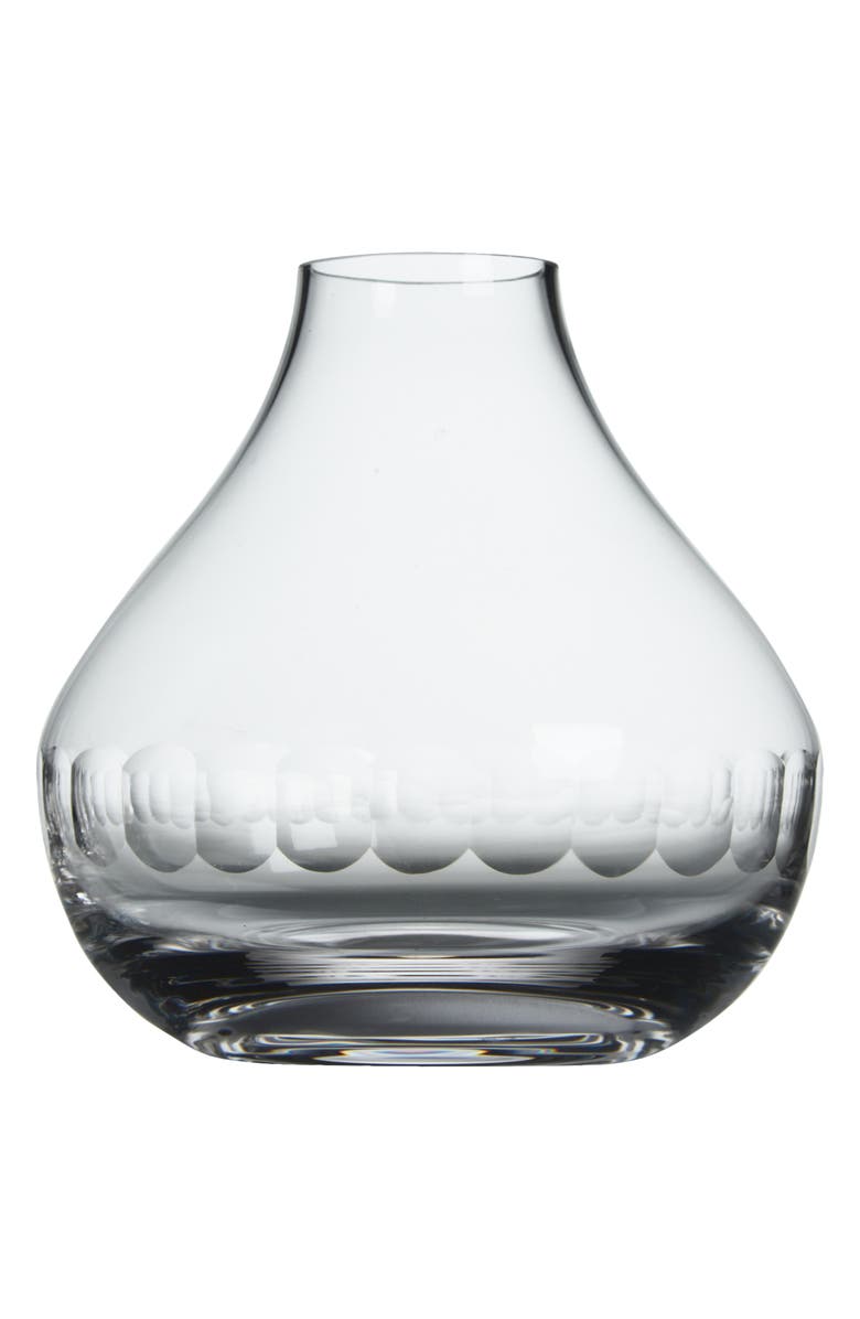 The Vintage List Crystal Vase, Main, color, Lens