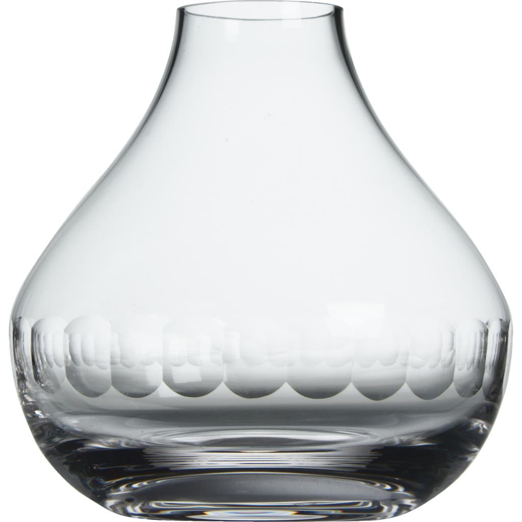The Vintage List Crystal Vase In Transparent