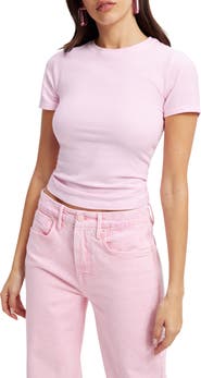 Good American Super Stretch Baby Tee