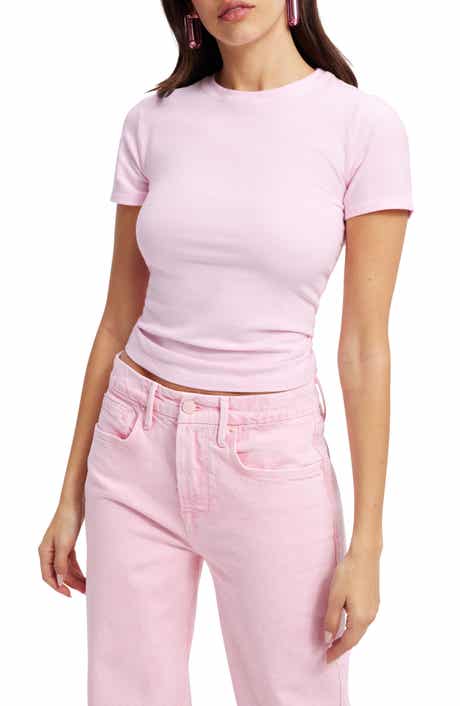 Good American Super Stretch Baby Tee