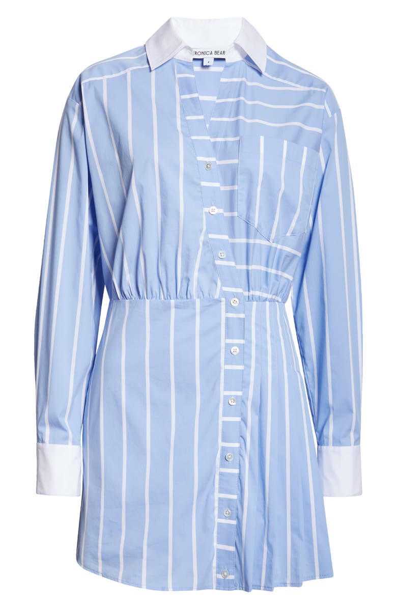 Veronica Beard Poppe Long Sleeve Shirtdress, Alternate, color,