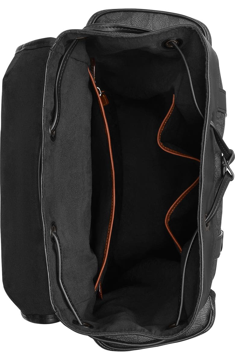 COACH Hitch Coated Canvas Backpack, Alternate, color,