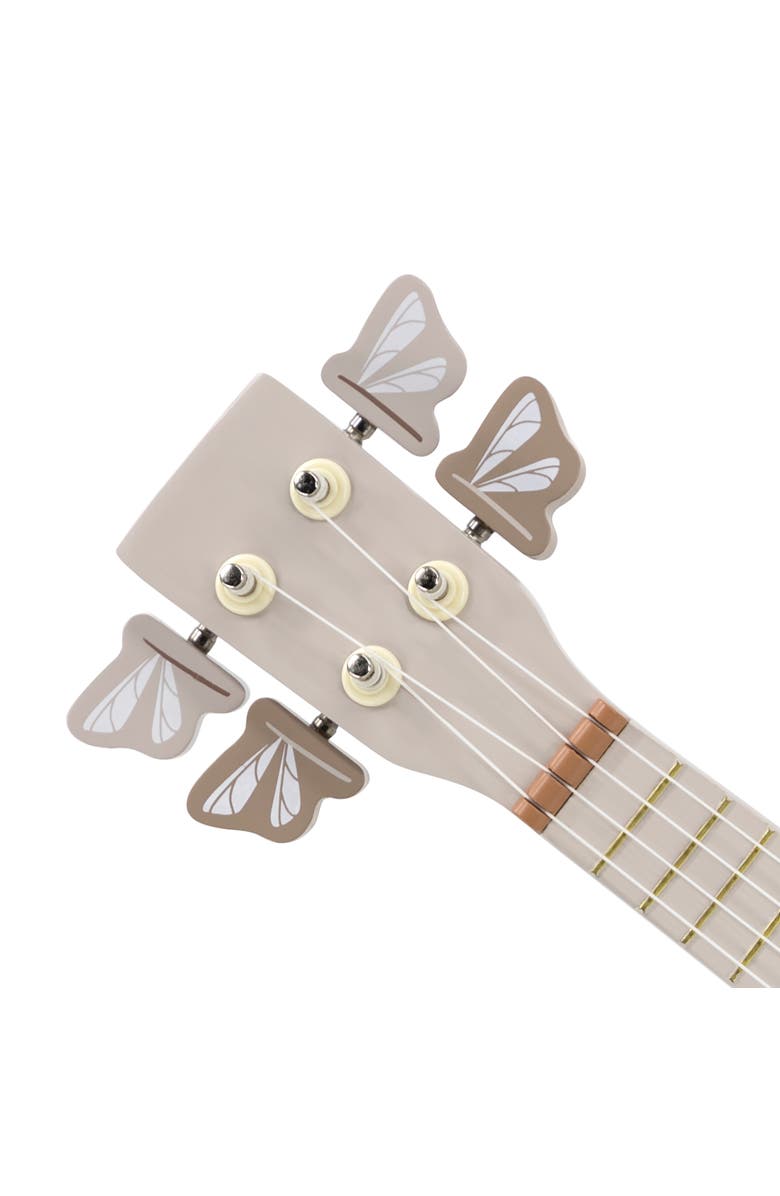 Label Label Wooden Banjo Toy Tan, Dragonfly Design, Alternate, color,