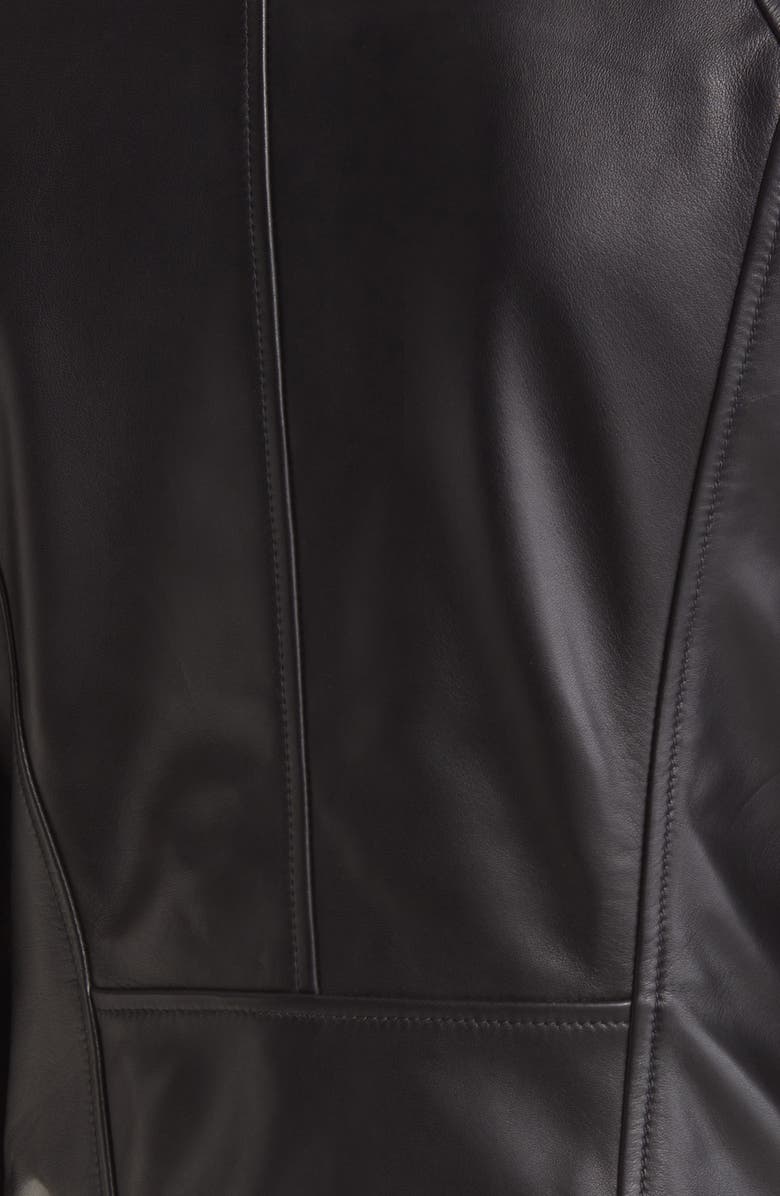 Nordstrom Leather Moto Jacket, Alternate, color,