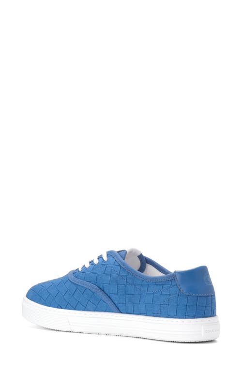 Cole Haan Grandpro Harbor Sneaker In Dutch Blue Woven Canvas