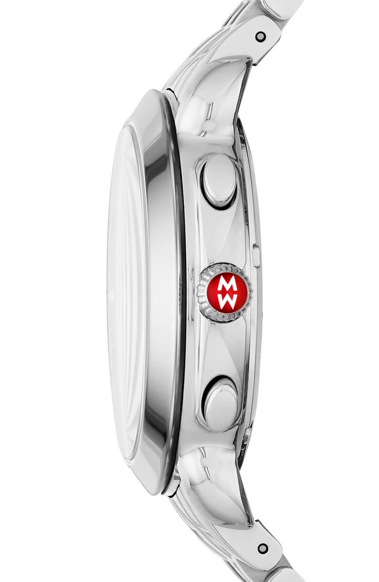 MICHELE Sidney Chronograph Diamond Watch Head, 38mm, Alternate, color,