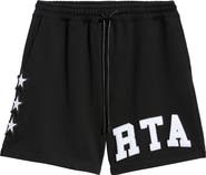 RtA Owen Cotton Drawstring Sweat Shorts