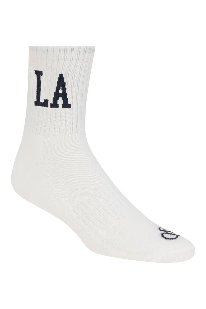 6-Pack Assorted Terry Quarter Crew Socks, Alternate, color, IVORY