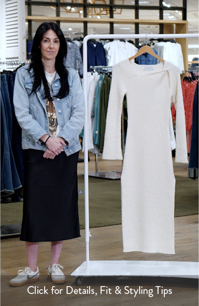 Edina Cutout Sweater Dress, sales video thumbnail