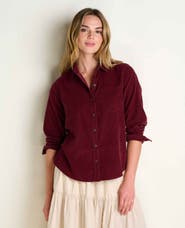 Toad & Co Cattail Cord Long Sleeve Shirt