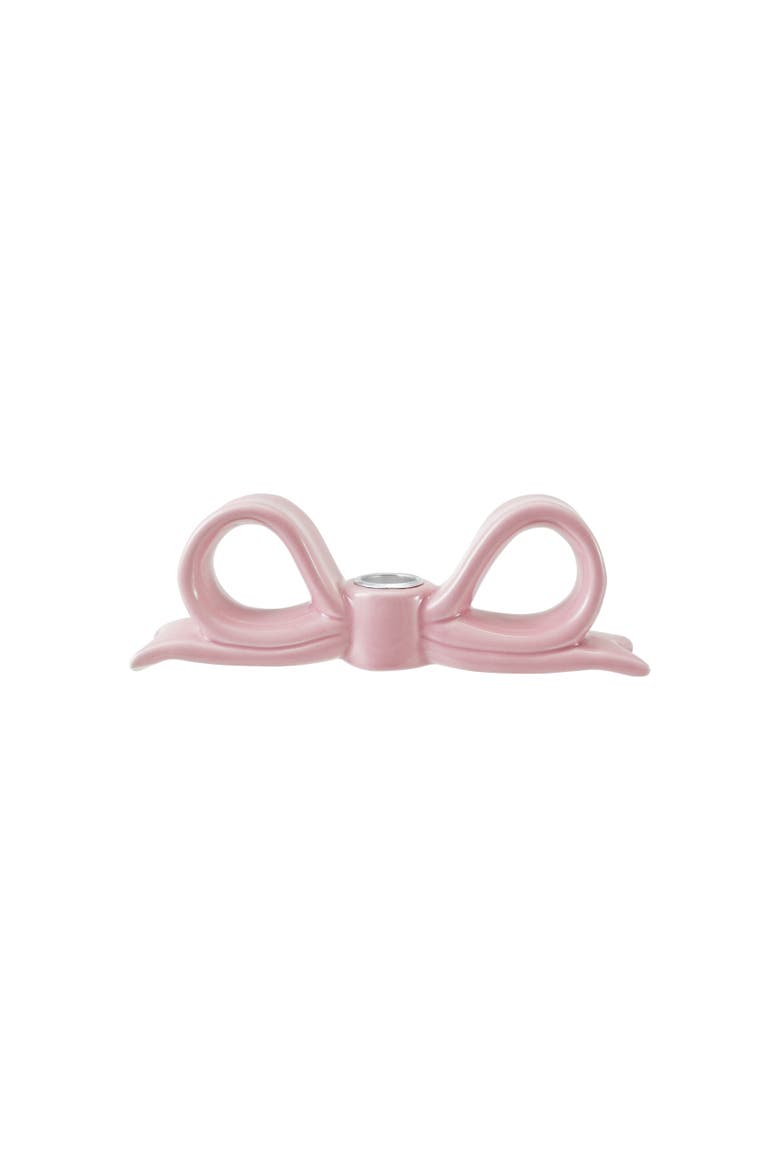 Dolomite Bow Taper Holder, Main, color, Pink