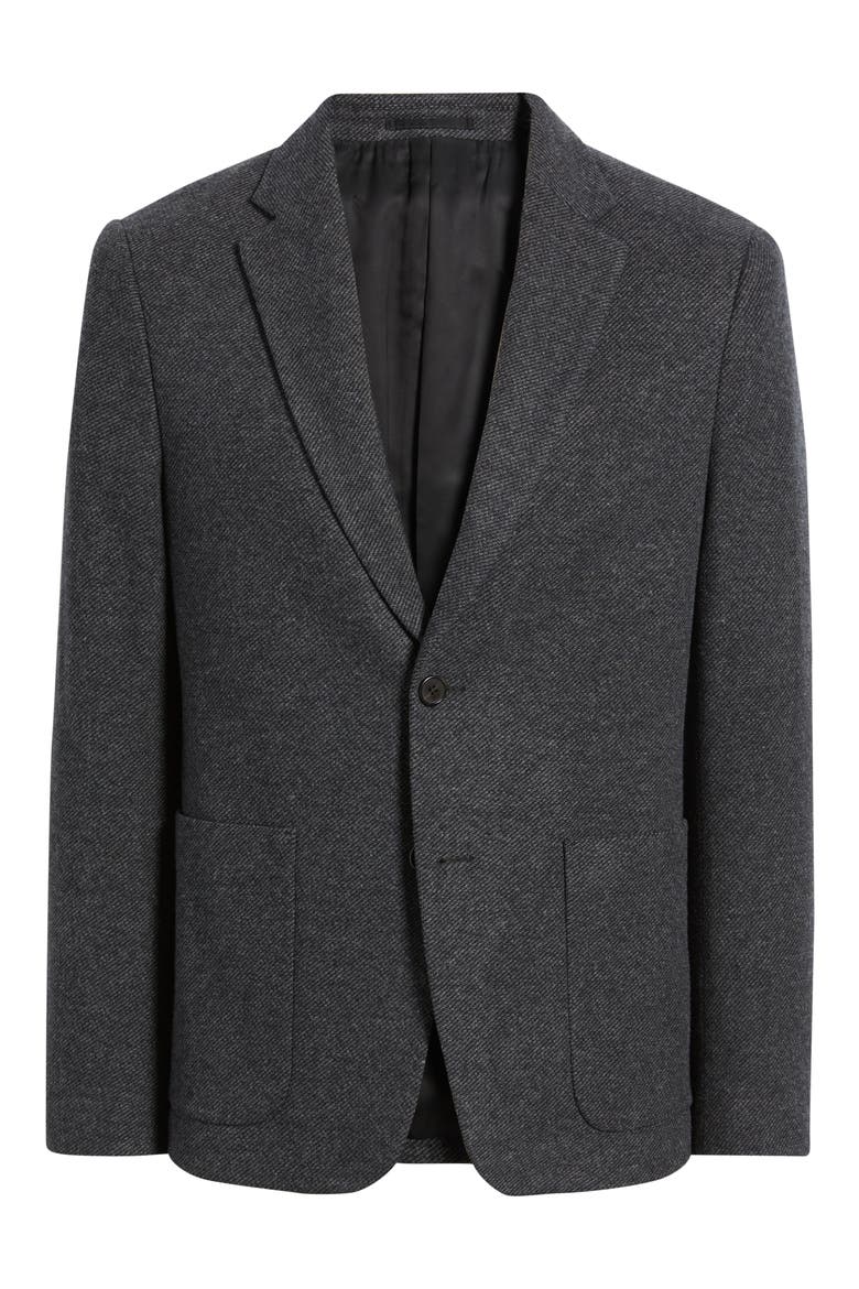 Clinton Textured Knit Twill Sport Coat, Alternate, color, BALTIC MULTI