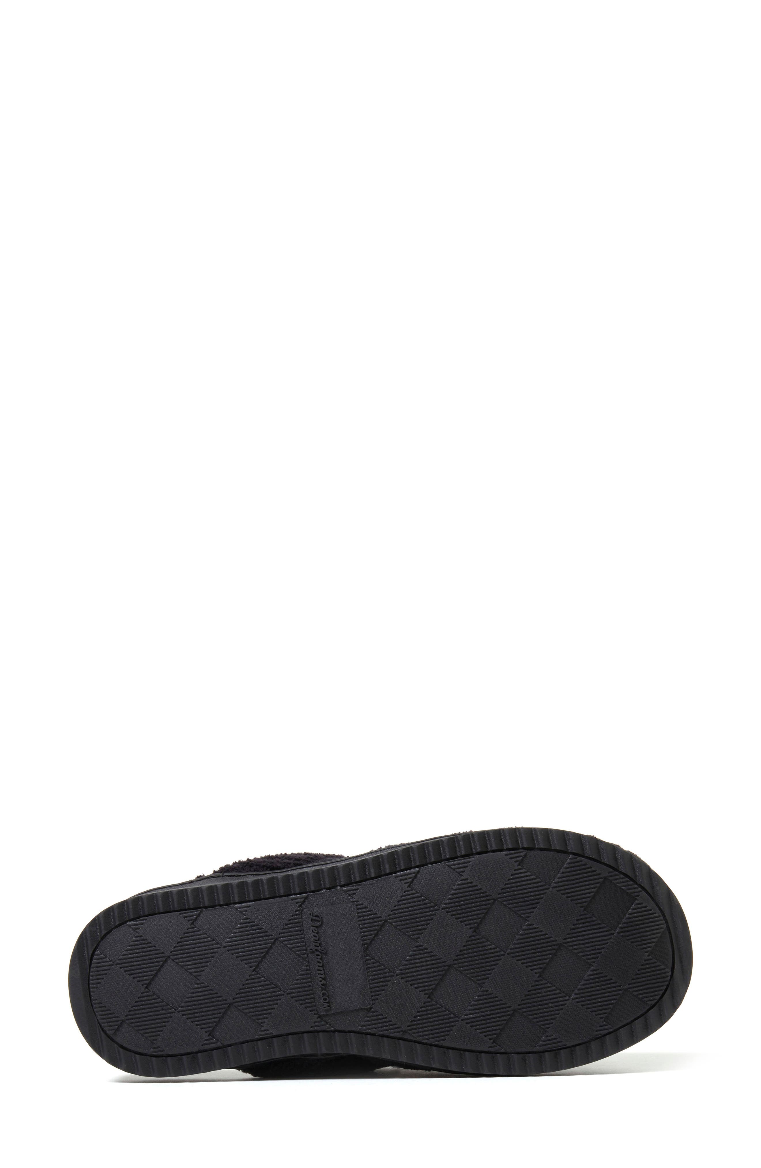 Serena Marled Chenille Scuff House Slipper, Alternate, color, BLACK