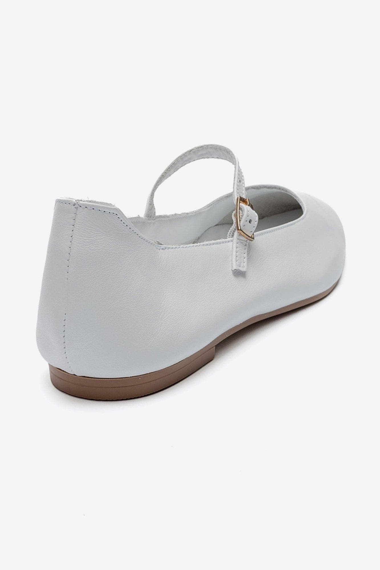 Lara Leather Mary Jane Flats, Alternate, color, White