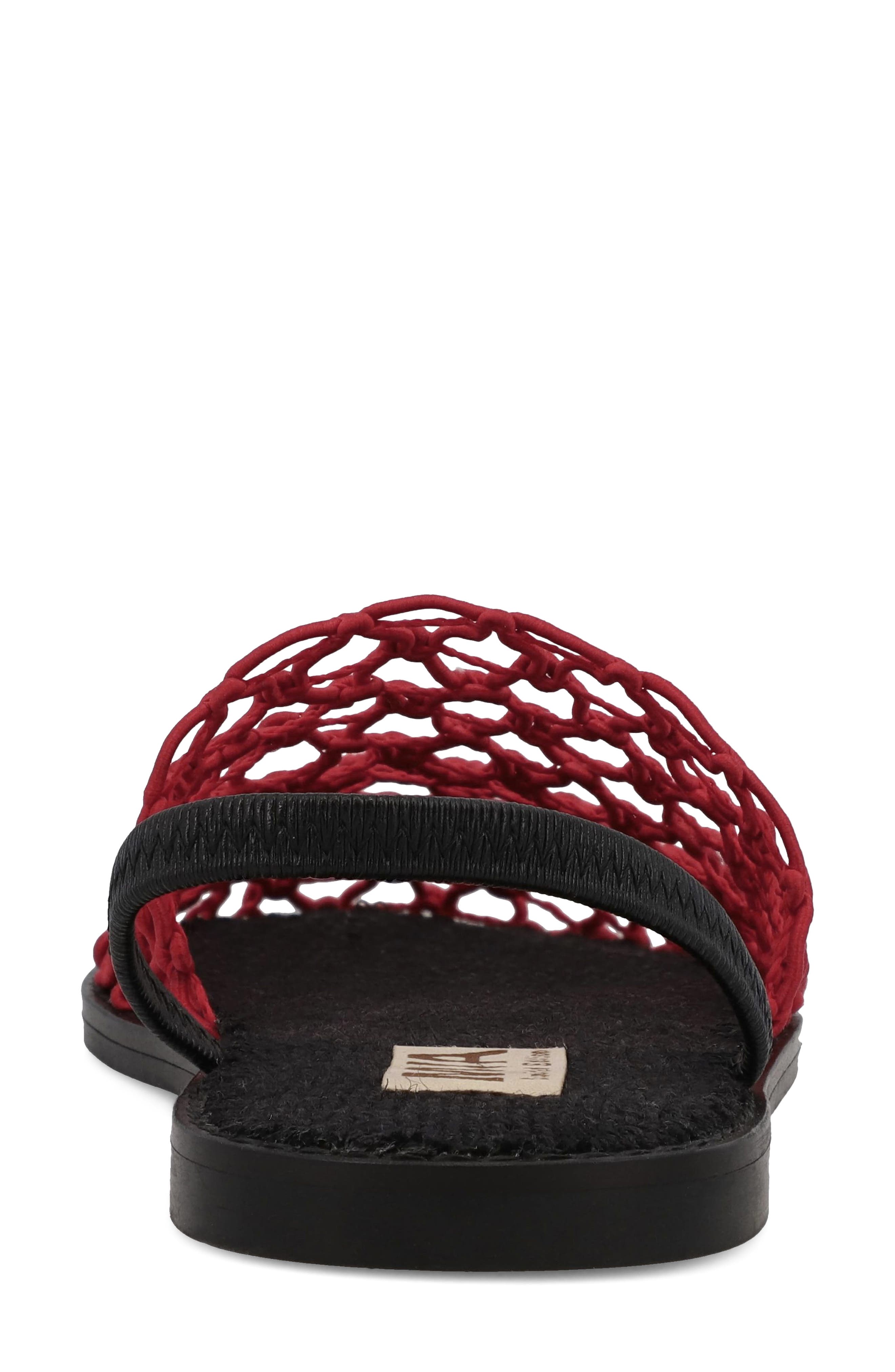 Kairo Sandal, Alternate, color, RED WOVEN