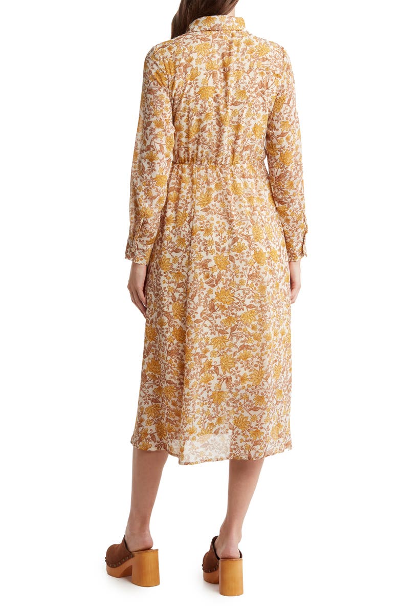Lucky Brand Long Sleeve Shirtdress, Alternate, color, 