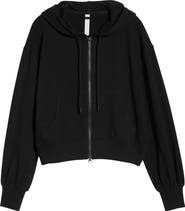 Zella Go easy Terry Zip Front Hoodie