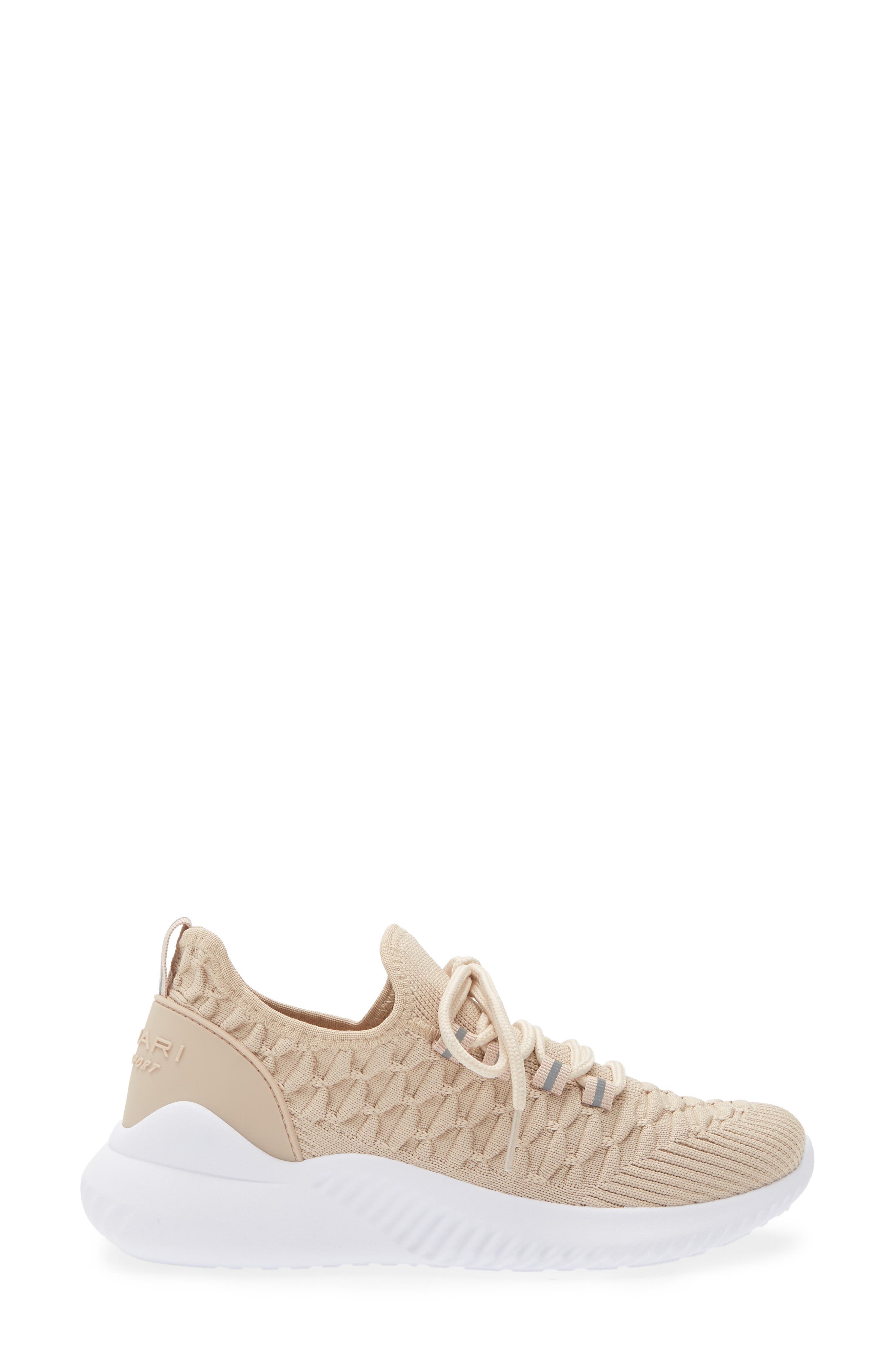 Textured Knit Sneaker, Alternate, color, NATURAL