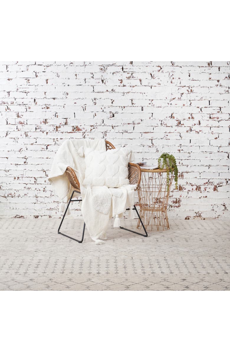 carol & frank Heart Throw, Alternate, color, White