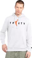 STARTER Men's Starter White WNBA 30th Anniversary Pitcher Pullover Hoodie