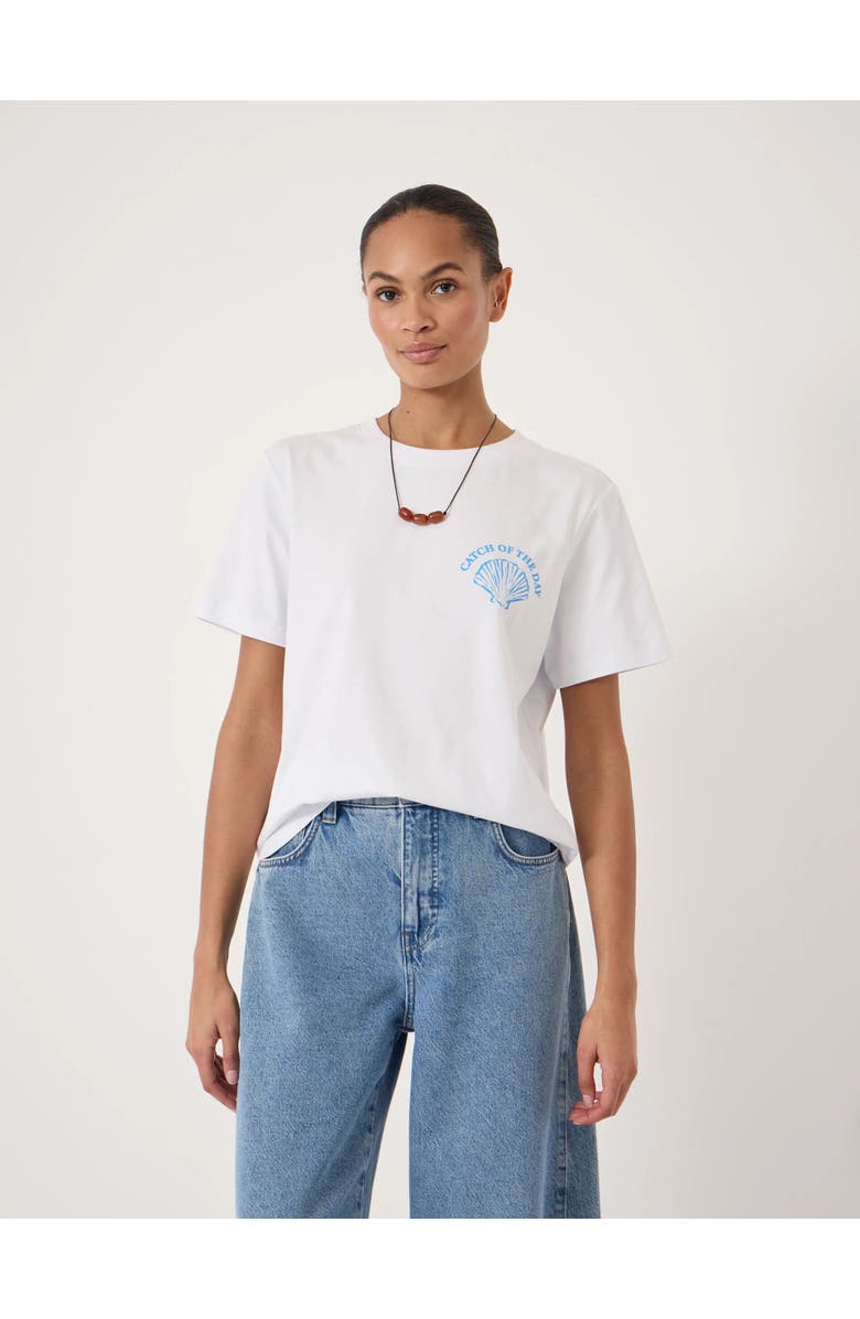 Hush Catch Of The Day Graphic T-Shirt, Main, color, White