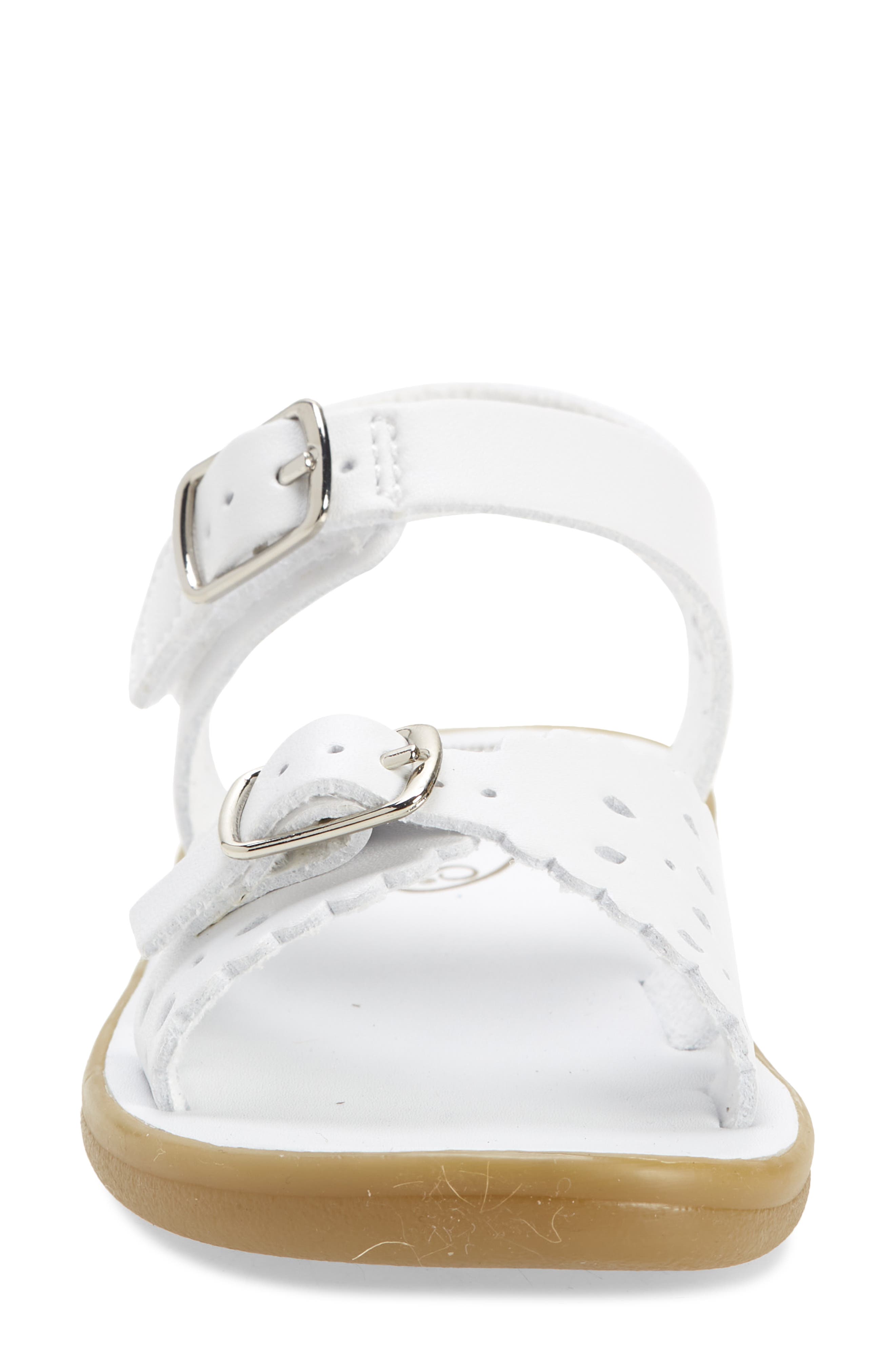 Footmates Eco-Ariel Waterproof Sandal, Alternate, color, White Micro