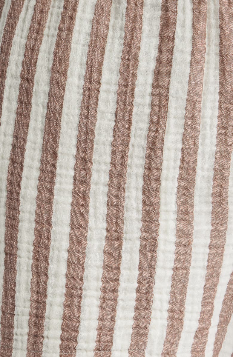 Rails Leighton Stripe Organic Cotton Gauze Shorts, Alternate, color, Milos Stripe