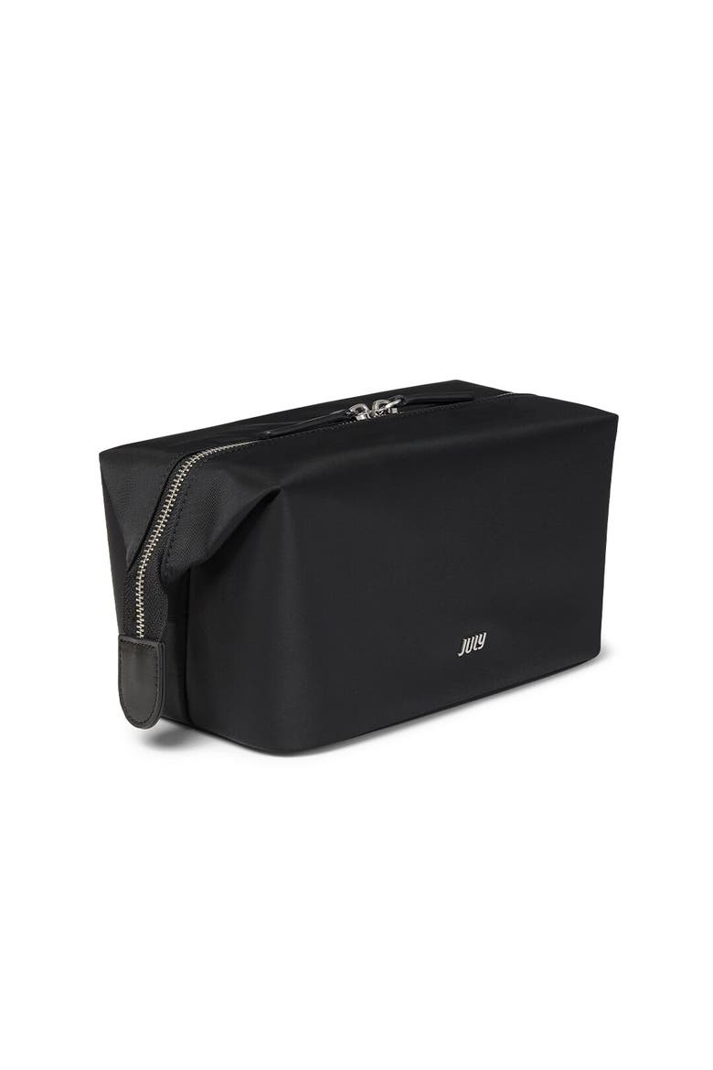 Open Toiletry Bag, Alternate, color, Black