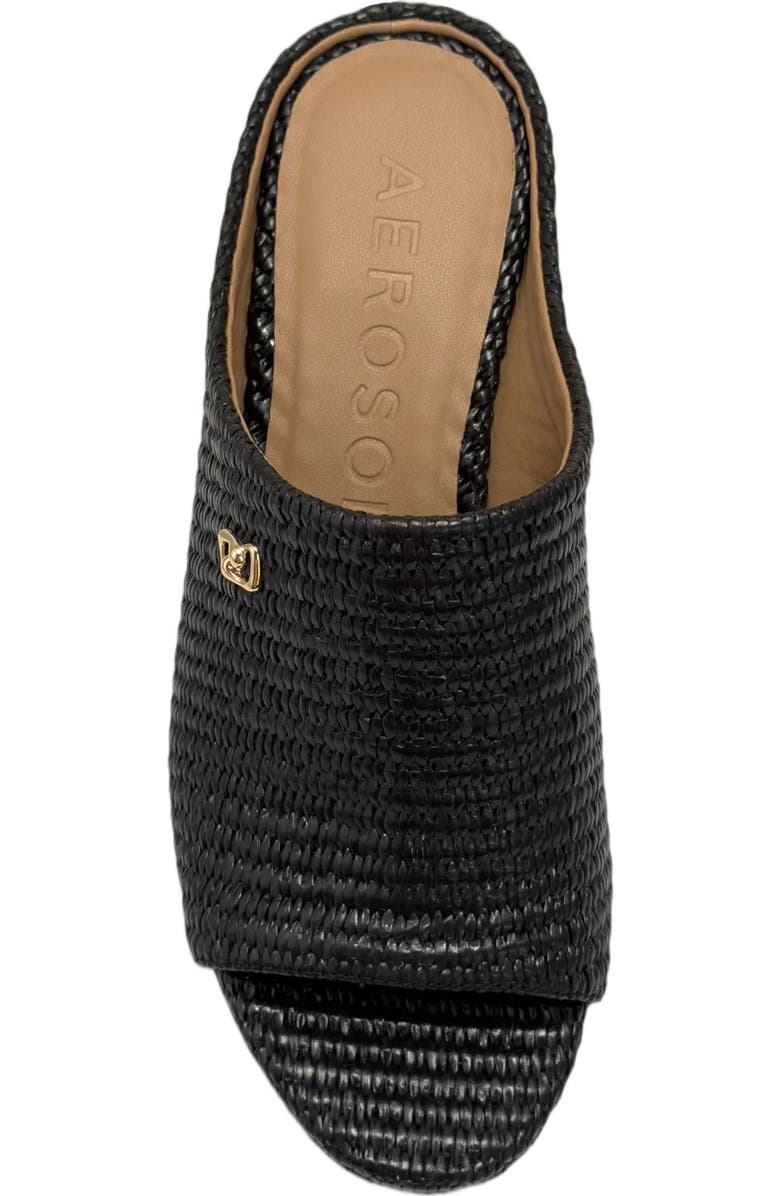 Aerosoles Cafe Woven Wedge Sandal, Alternate, color,