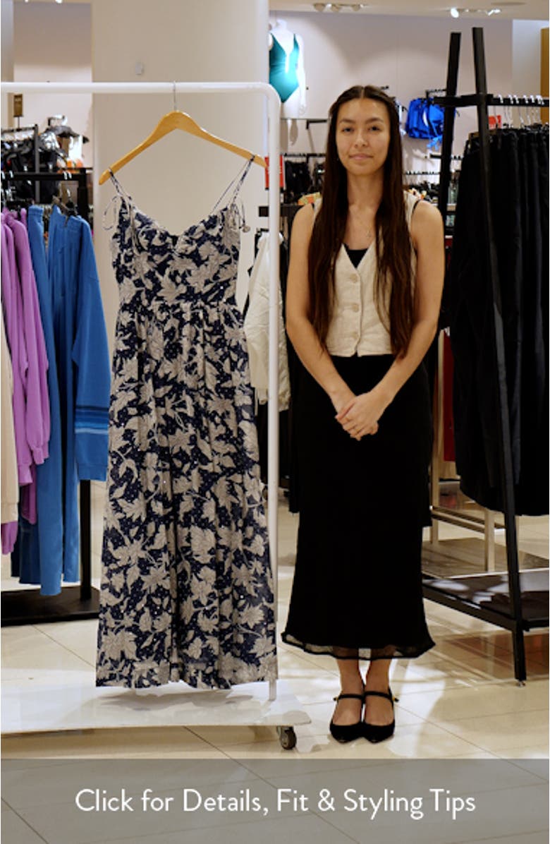 Madeline Floral Maxi Dress, sales video thumbnail