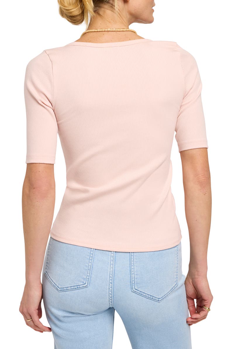 Faherty Freestyle Rib T-Shirt, Alternate, color, Peach Whip