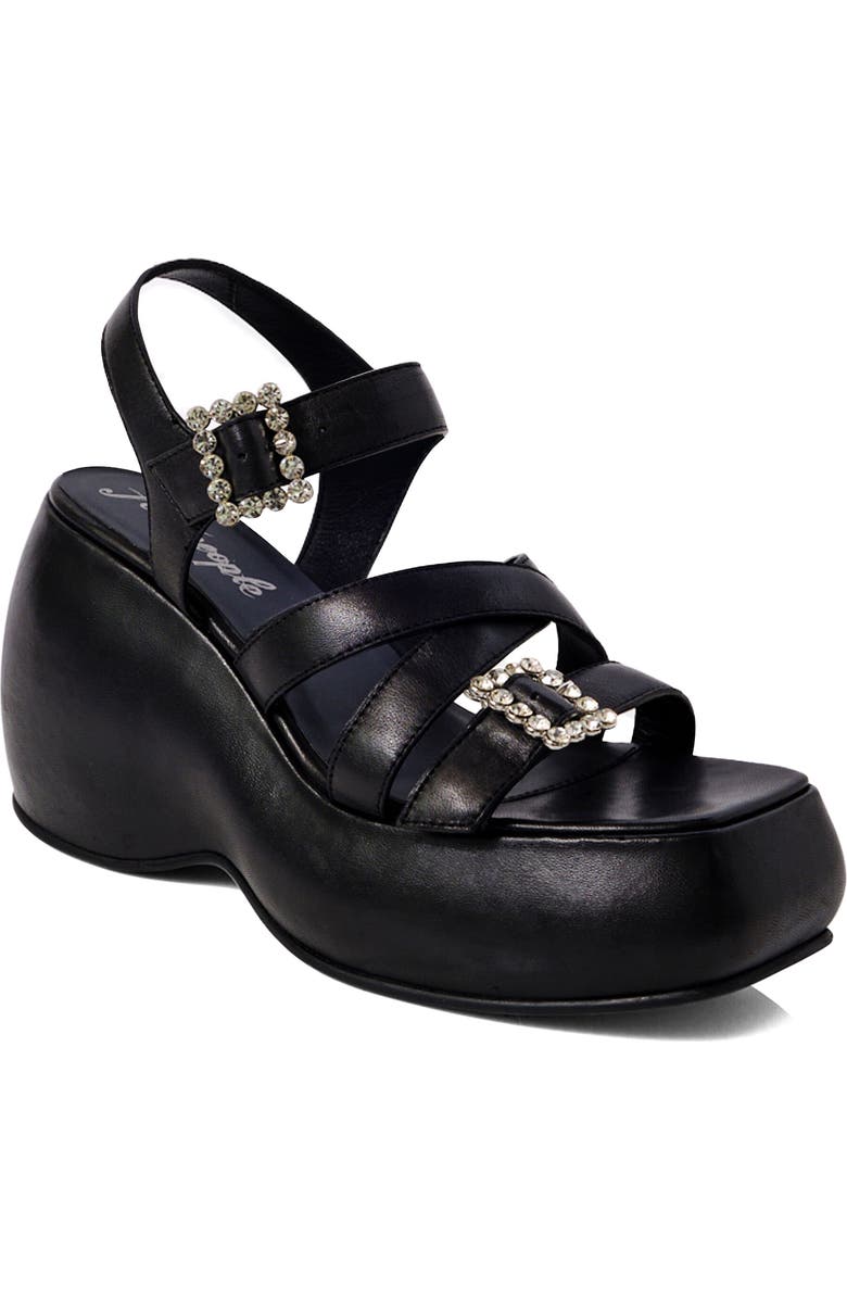 Free People Brooklyn Ankle Strap Platform Sandal, Main, color,