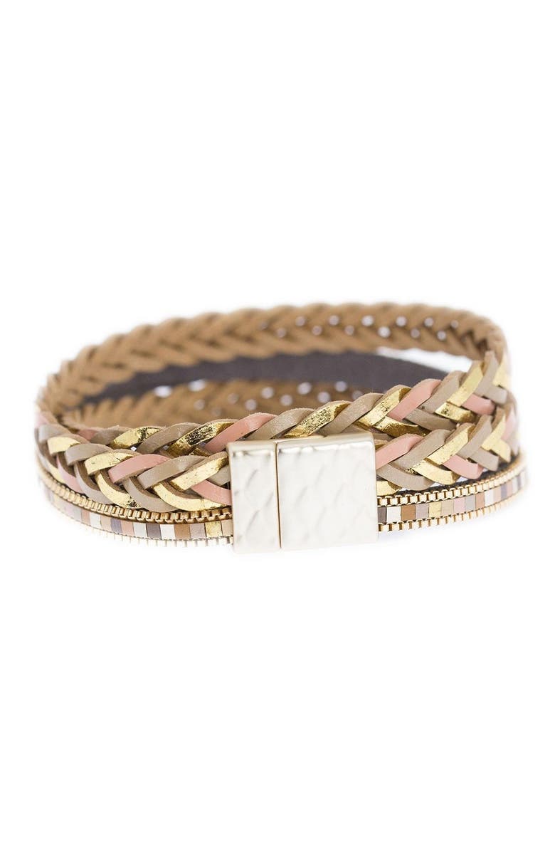 SAACHI All Tied Up Wrap Bracelet, Alternate, color, Multi
