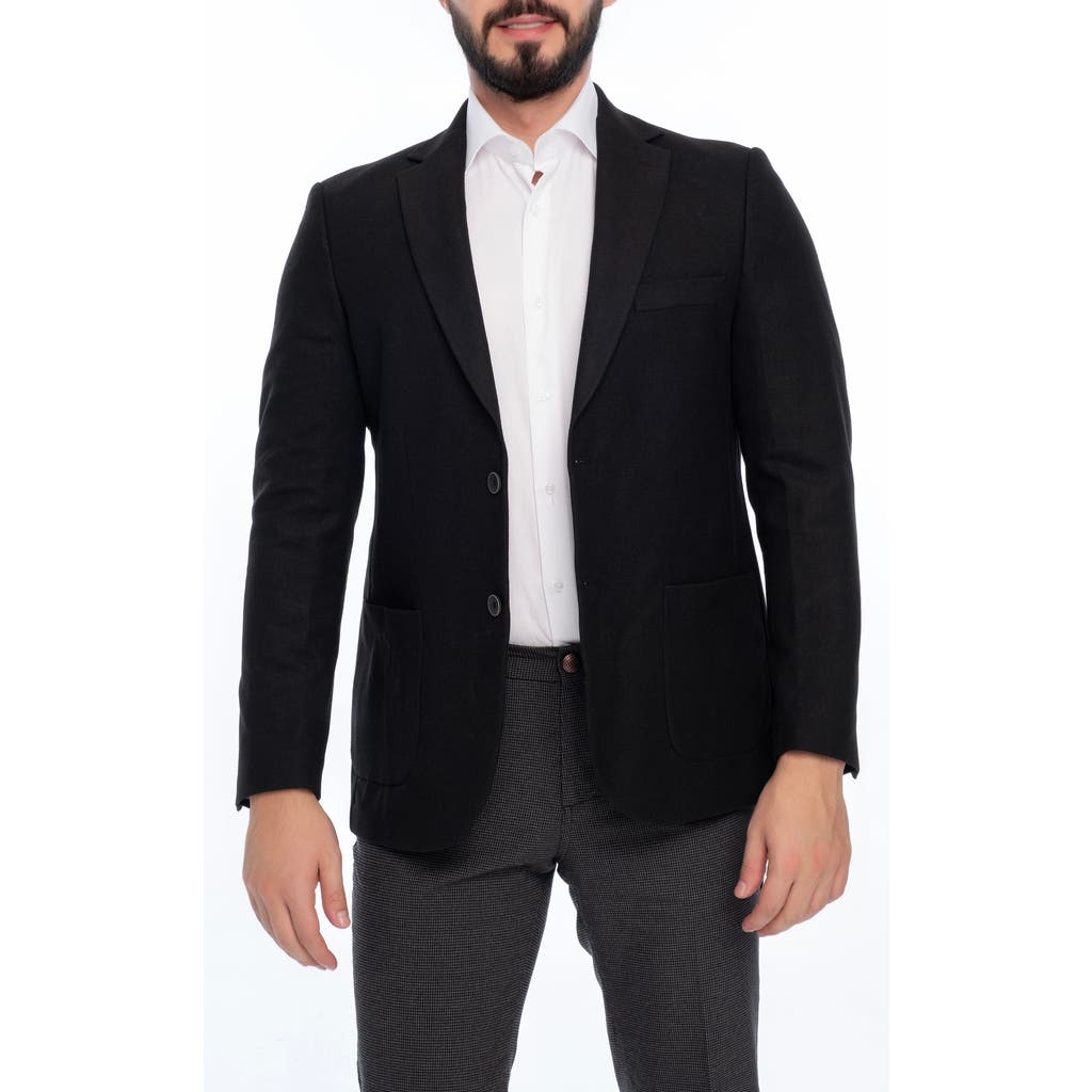 Vellapais Solid Sport Coat In Black