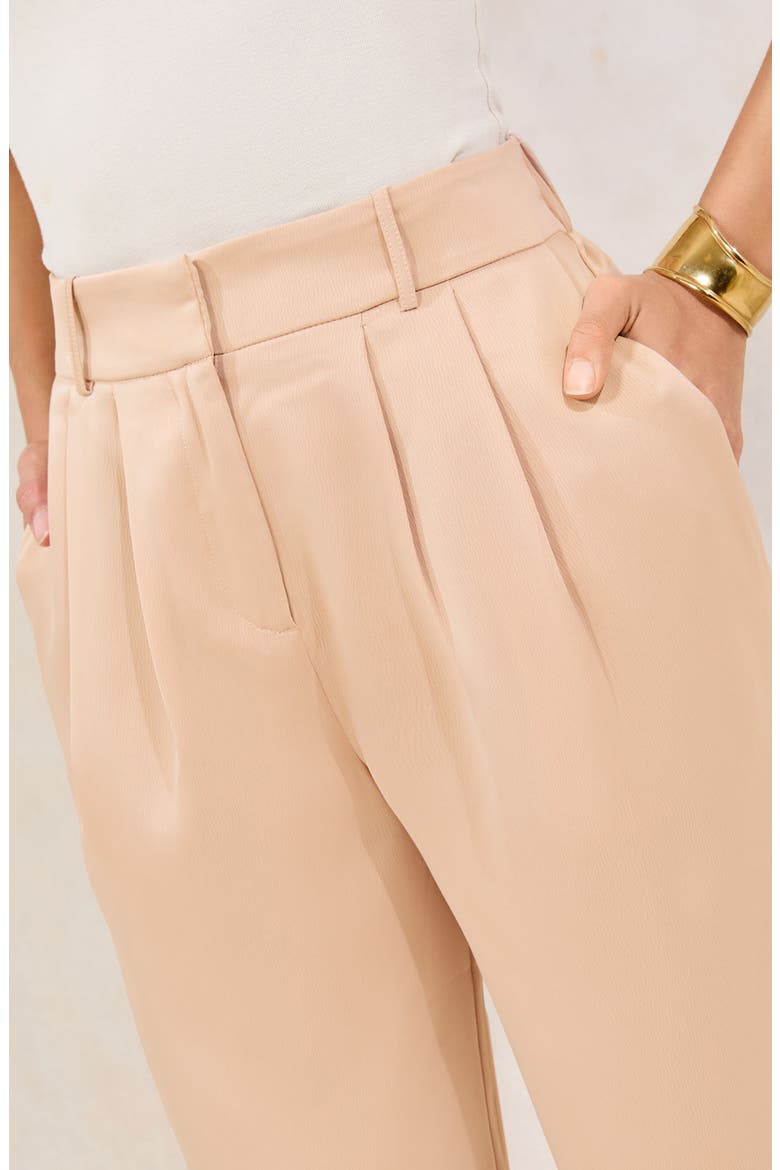 Satin Wide Leg Pants, Alternate, color, CHAMPAGNE