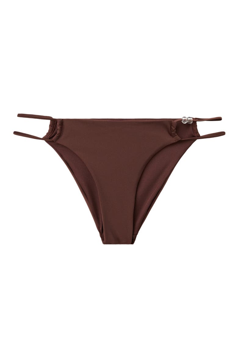 Beaded Bikini Bottoms, Main, color, RUSSET