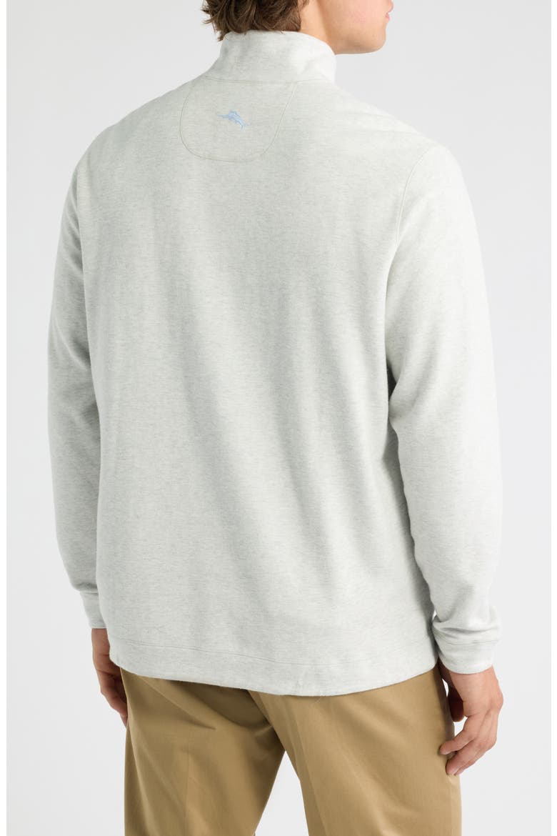 Flipview Reversible Half Zip Pullover, Alternate, color, MICRO CHIP HEATHER
