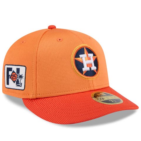 Men's New Era  Orange Houston Astros 2025 Spring Training Low Profile 59FIFTY Fitted Hat