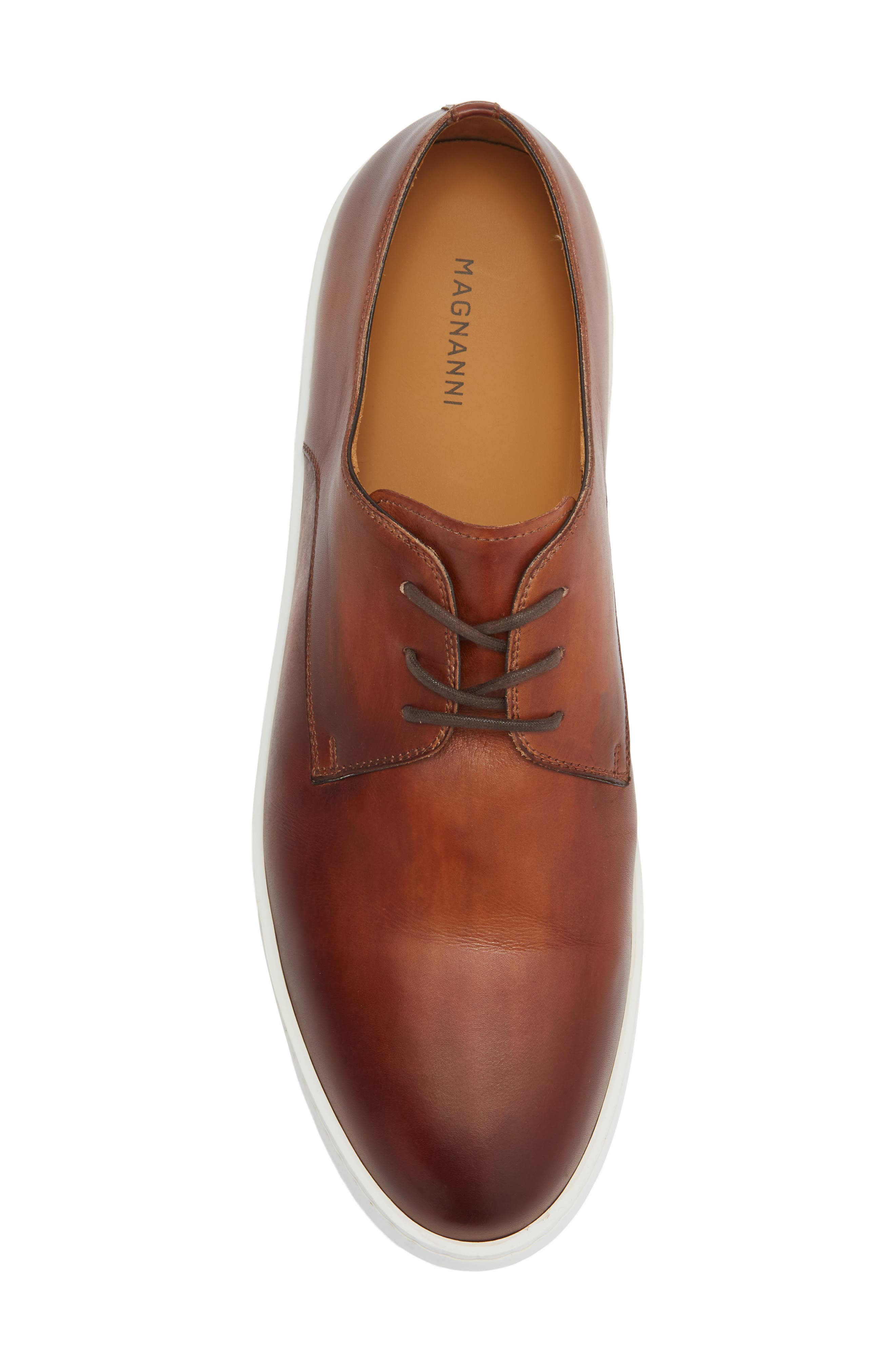 Lonzo Water Resistant Platform Derby Sneaker, Alternate, color, COGNAC BROWN