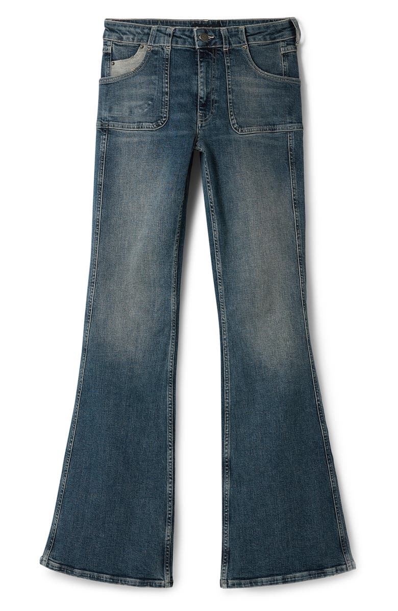 Desigual Danis Flare Jeans, Alternate, color, 