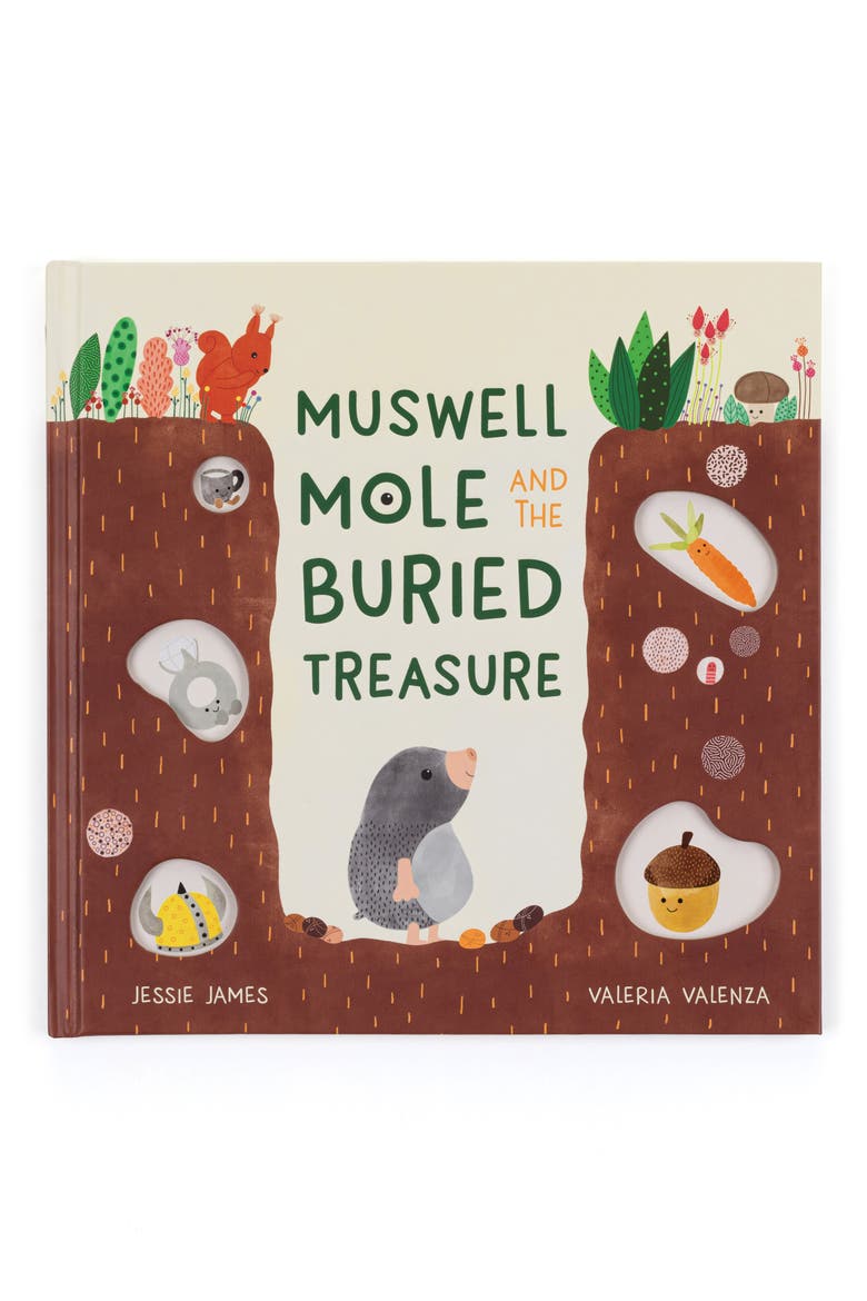 'Muswell Mole and the Buried Treasure' Book, Alternate, color, MULTI