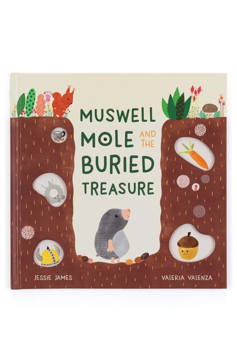 Jellycat 'Muswell Mole and the Buried Treasure' Book, Alternate, color, Multi