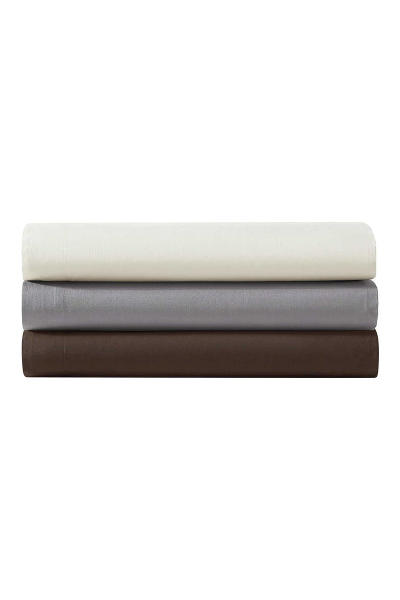 Cool Comfort Sheet Set, Alternate, color, DARK BROWN