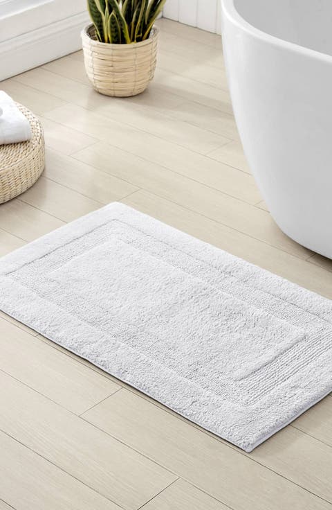 Long Branch White Bath Mat
