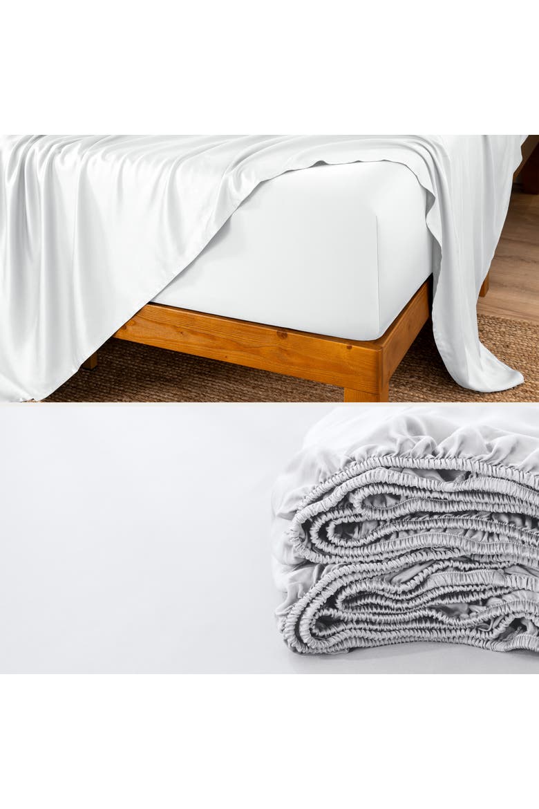 Cooling Rayon Sheet Set - Full XL, Alternate, color, White