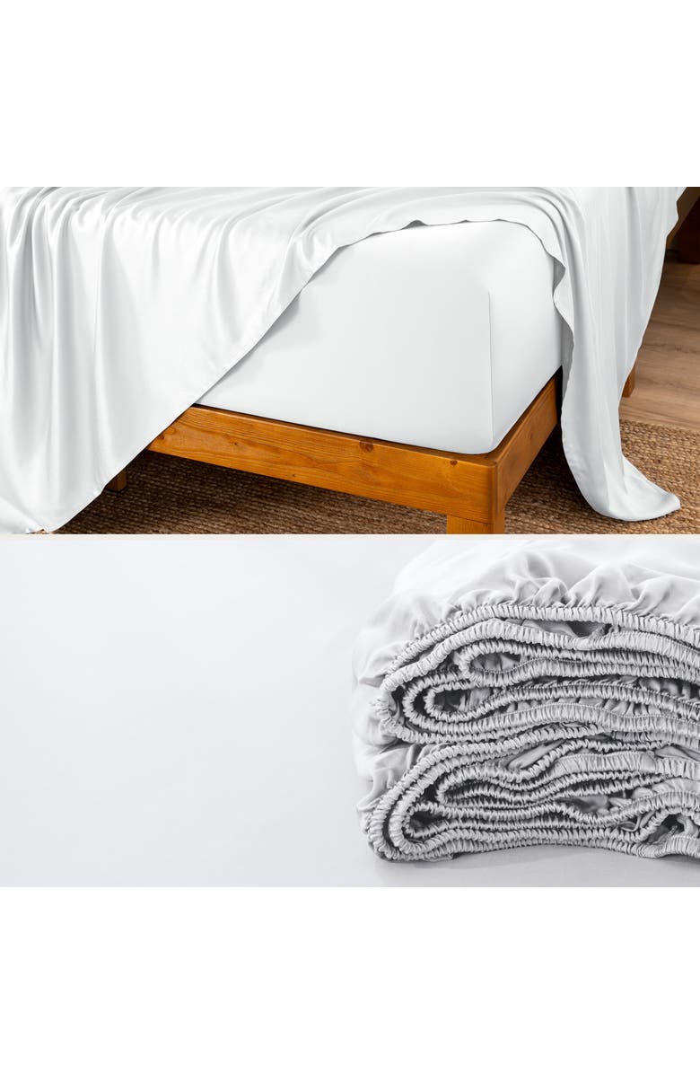 Bare Home Cooling Rayon Sheet Set - Split King, Alternate, color, White