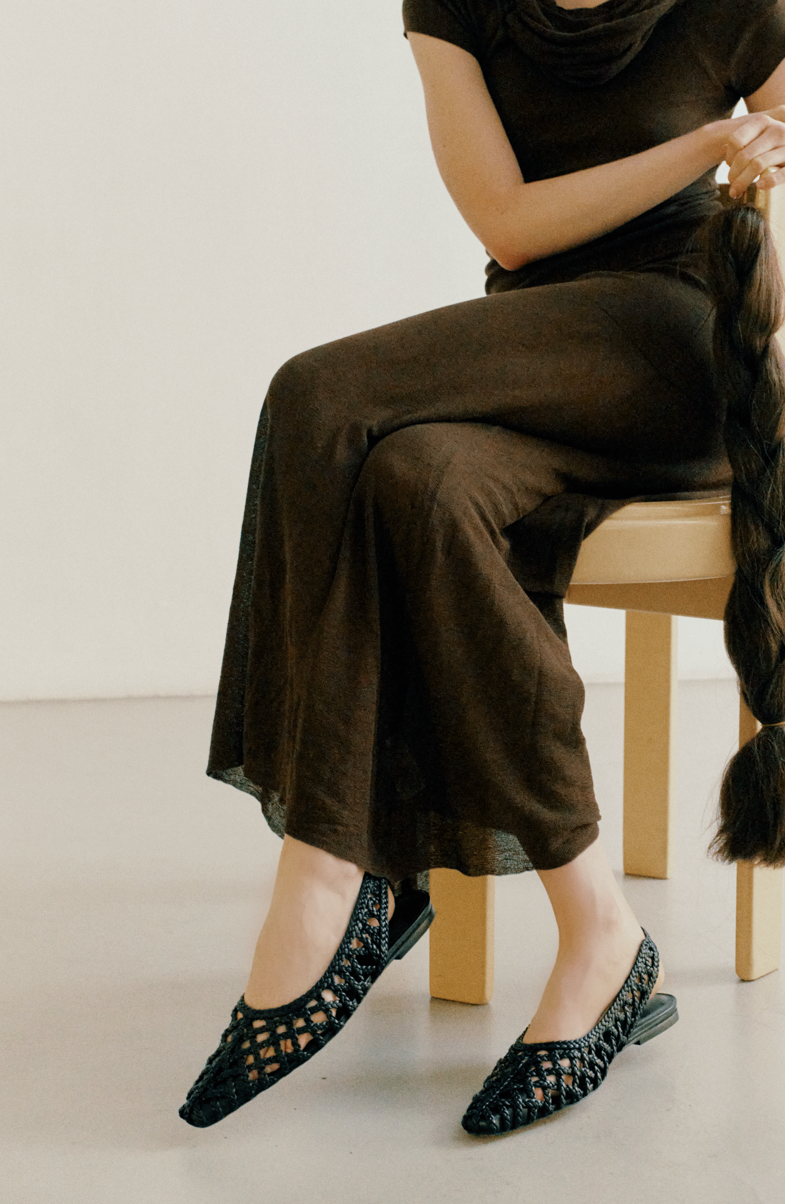 Daniella Shevel Halo Sandal, Alternate, color, Black