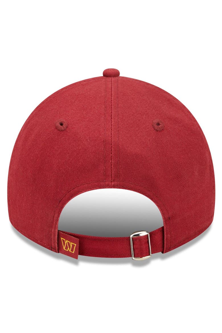 Women's New Era Burgundy Washington Commanders 2022 Sideline Adjustable 9TWENTY Hat, Alternate, color, Burgundy