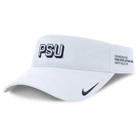 Men's Nike White Penn State Nittany Lions 2025 On-Field Gameday Performance Ace Adjustable Visor